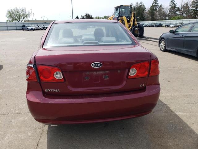 2006 Kia Optima Lx VIN: KNAGE123X65073396 Lot: 51741124