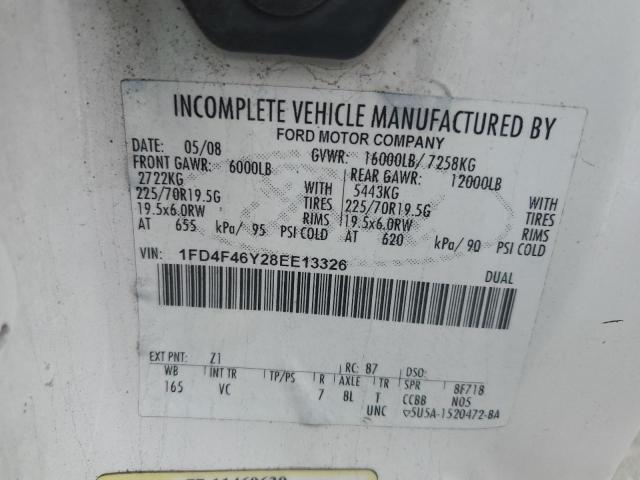 2008 Ford F450 Super Duty VIN: 1FD4F46Y28EE13326 Lot: 51133404