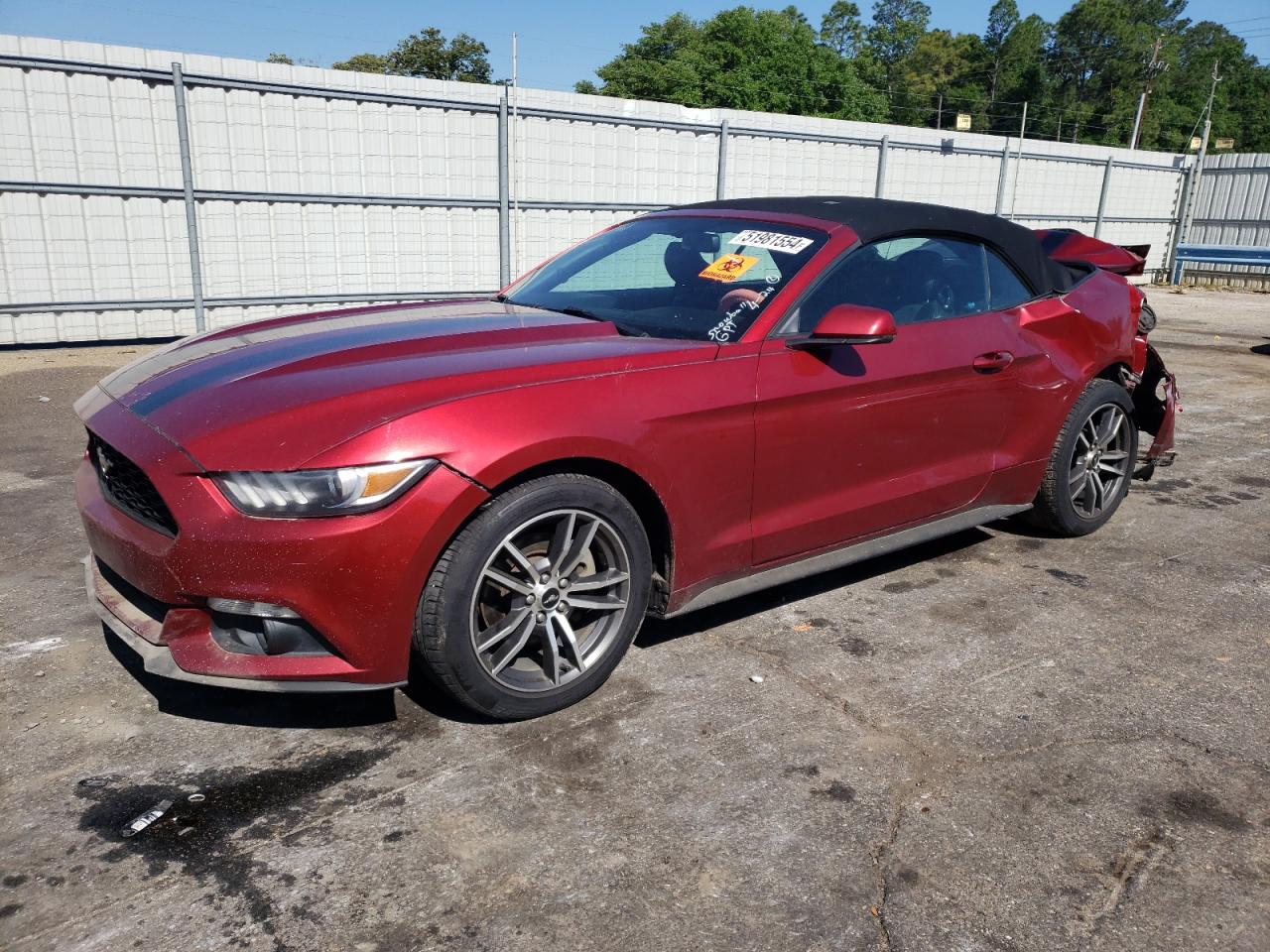 2017 Ford Mustang vin: 1FATP8UH7H5231246