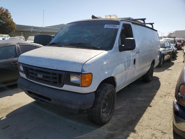 FORD ECONOLINE 2007 white extended gas 1FTNS24W07DB38263 photo #1