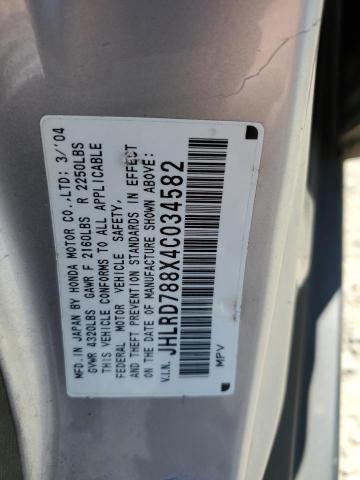 2004 Honda Cr-V Ex VIN: JHLRD788X4C034582 Lot: 51727924