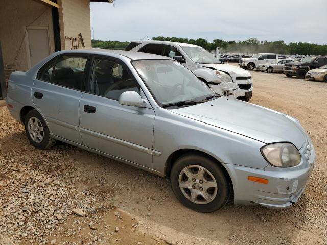 2005 Hyundai Accent Gl VIN: KMHCG45C55U654166 Lot: 52535894