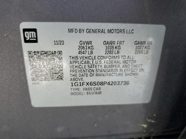 1G1FX6S08P4203736 Chevrolet Bolt EV 2L 12