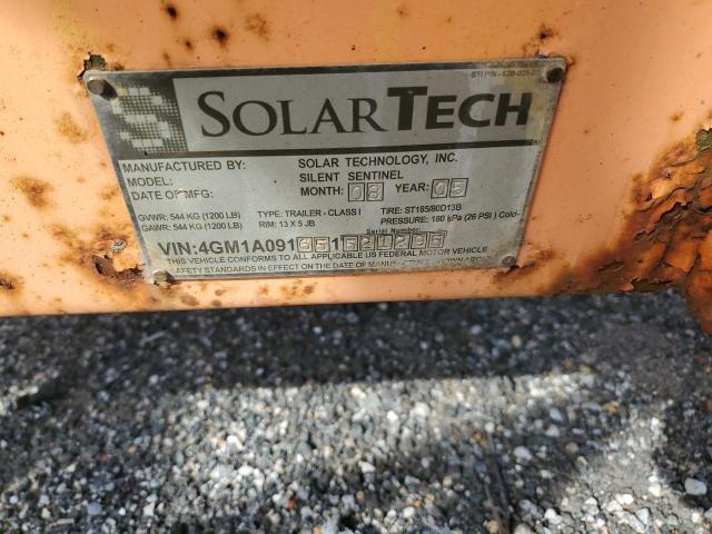 Lot #2459913514 2005 SOLR SIGN BOARD salvage car