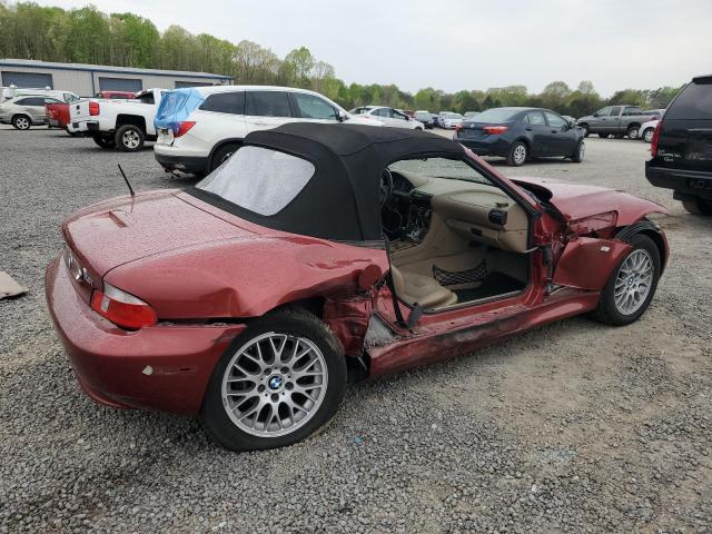 2001 BMW Z3 2.5 VIN: WBACN33451LK45792 Lot: 48550574