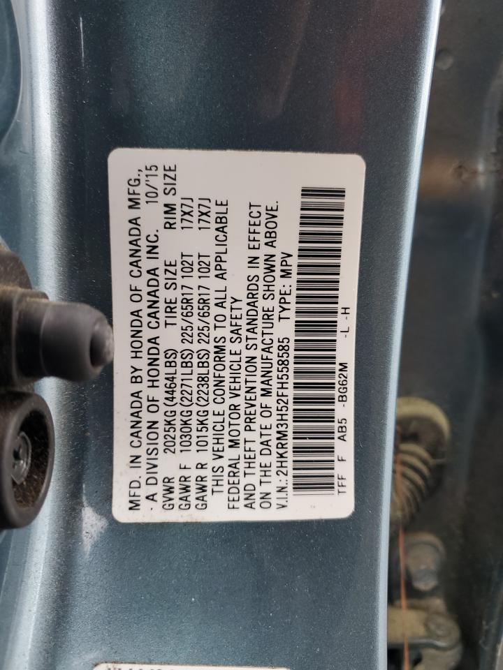 2HKRM3H52FH558585 2015 Honda Cr-V Ex