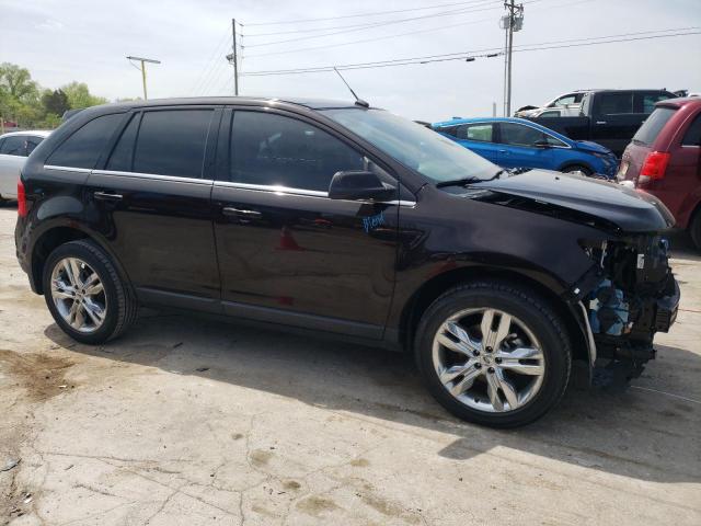 Lot #2485132808 2014 FORD EDGE LIMIT salvage car