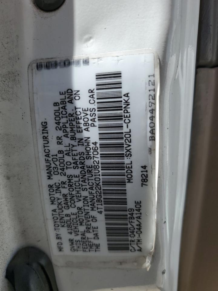 4T1BG22K01U827064 2001 Toyota Camry Ce