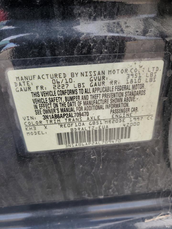 3N1AB6AP2AL709470 2010 Nissan Sentra 2.0