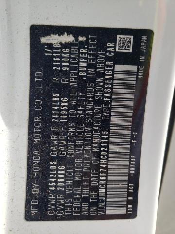 2017 HONDA ACCORD TOU - JHMCR6F74HC021145