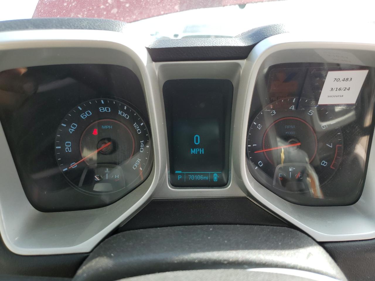 2G1FB3D32D9244053 2013 Chevrolet Camaro Lt