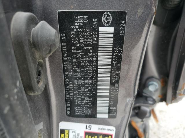 VIN 4T1C11AK2PU108859 2023 Toyota Camry, LE no.12