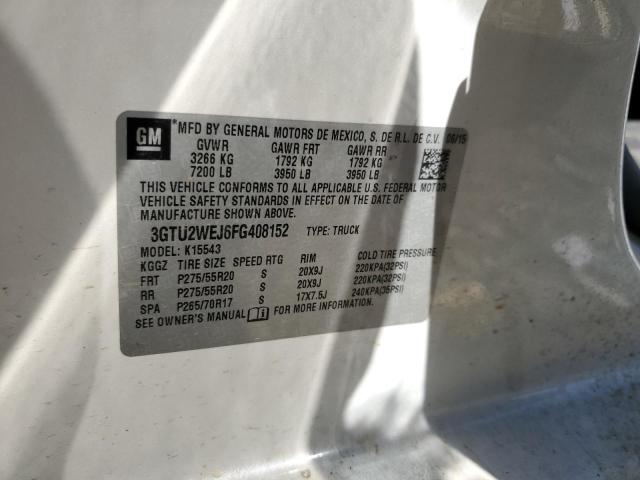 2015 GMC SIERRA K15 - 3GTU2WEJ6FG408152