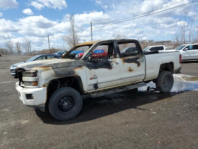 CHEVROLET SILVERADO 2015 white crew pic diesel 1GC1KWE84FF619786 photo #1