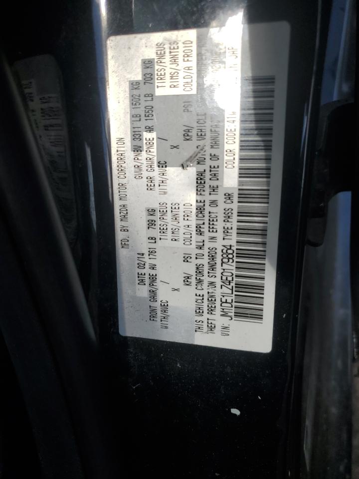 JM1DE1LZ4E0179864 2014 Mazda Mazda2 Touring