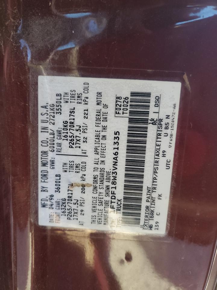 1FTDF18W3VNA61335 1997 Ford F150