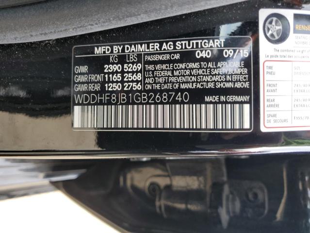 2016 Mercedes-Benz E 350 4Matic VIN: WDDHF8JB1GB268740 Lot: 50847554