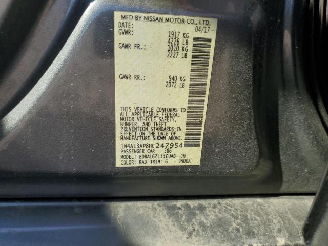 2017 NISSAN ALTIMA 2.5 - 1N4AL3AP8HC247954