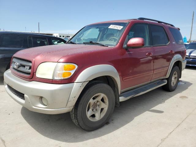 Lot #2472981783 2002 TOYOTA SEQUOIA SR salvage car