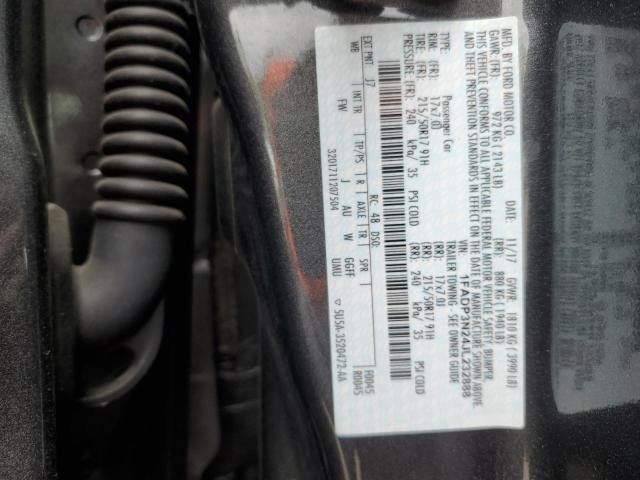 2018 Ford Focus Titanium VIN: 1FADP3N24JL232888 Lot: 51842074