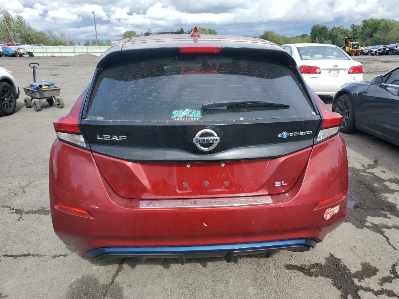 2018 Nissan Leaf S vin: 1N4AZ1CP5JC307498