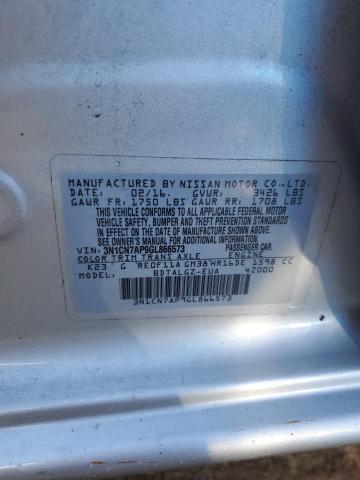 2016 NISSAN VERSA SL W 3N1CN7AP9GL866573