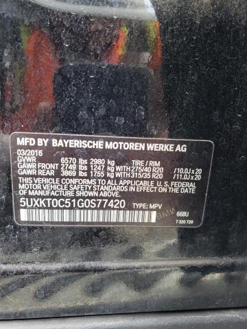 Паркетники BMW X5 2016 Черный