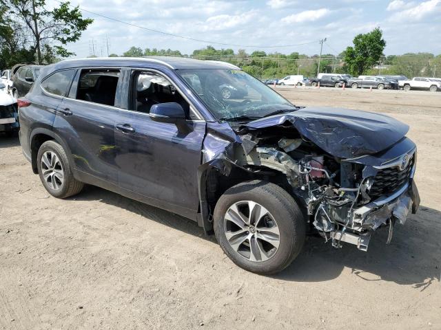Vin: 5tdgbrch6ms516347, lot: 53014114, toyota highlander hybrid xle 20214