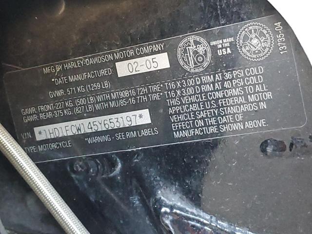 2005 HARLEY-DAVIDSON FLHTCUI 1HD1FCW145Y653197