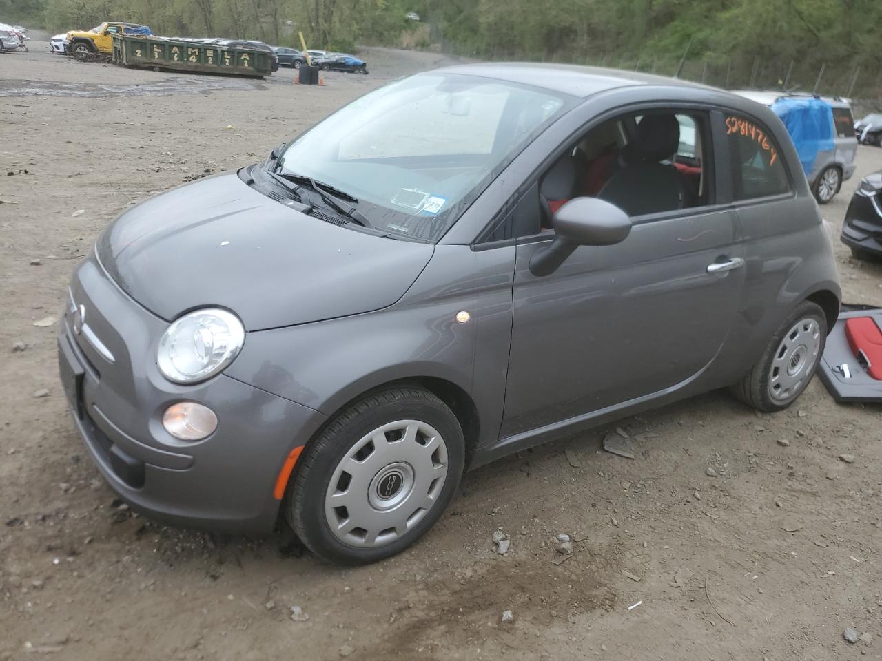 2012 Fiat 500 Pop vin: 3C3CFFAR7CT385287