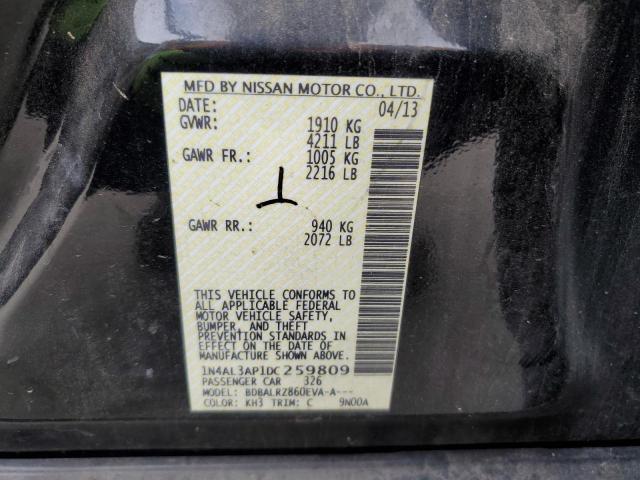 2013 Nissan Altima 2.5 VIN: 1N4AL3AP1DC259809 Lot: 51729244