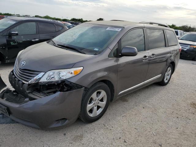 Lot #2517636084 2017 TOYOTA SIENNA LE salvage car