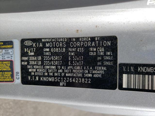 2018 KIA SEDONA LX - KNDMB5C12J6423822