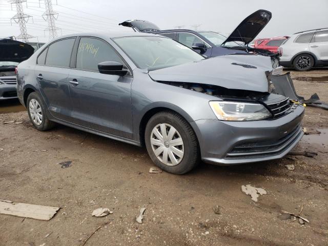 Lot #2455131463 2015 VOLKSWAGEN JETTA BASE salvage car