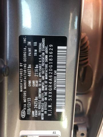 2013 Kia Optima Sx VIN: 5XXGR4A62DG183629 Lot: 52042704