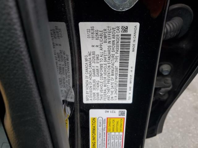 2HGFE2F21NH563997 Honda Civic LX 13