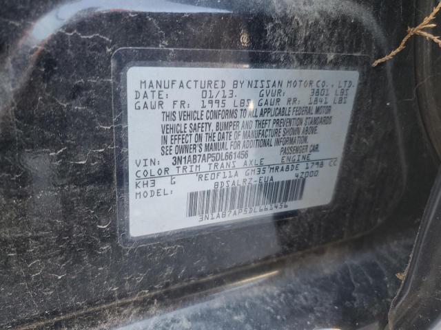 2013 Nissan Sentra S VIN: 3N1AB7AP5DL661456 Lot: 51490364