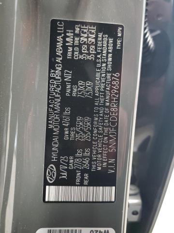 2024 HYUNDAI TUCSON SEL - 5NMJFCDE8RH296876