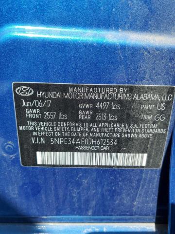 2018 Hyundai Sonata Sport VIN: 5NPE34AF0JH612534 Lot: 50720164