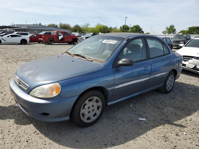 Lot #2459745014 2002 KIA RIO salvage car