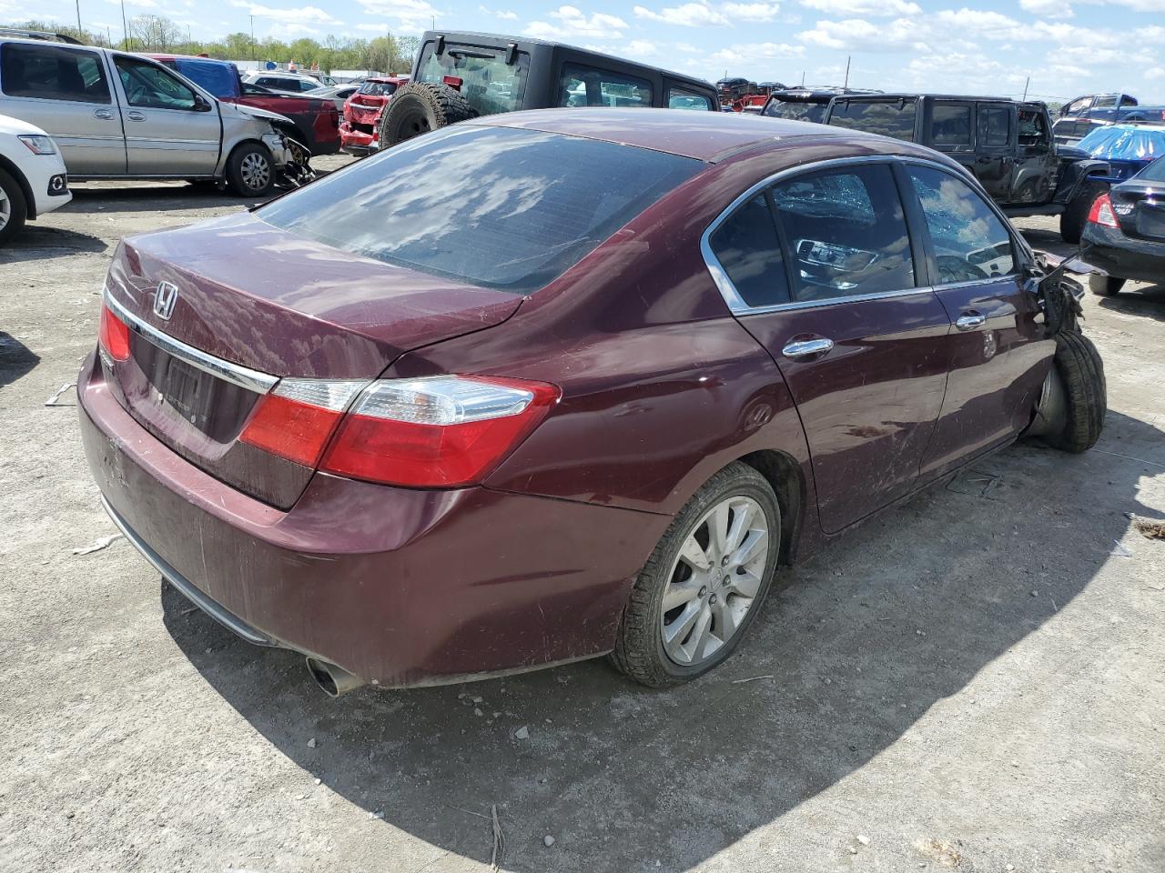 1HGCR2F35EA050847 2014 Honda Accord Lx