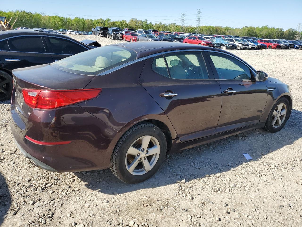 2014 Kia Optima Lx vin: 5XXGM4A75EG323049