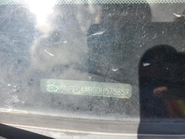 2013 Hyundai Sonata Se VIN: 5NPEC4AB0DH575857 Lot: 51431944