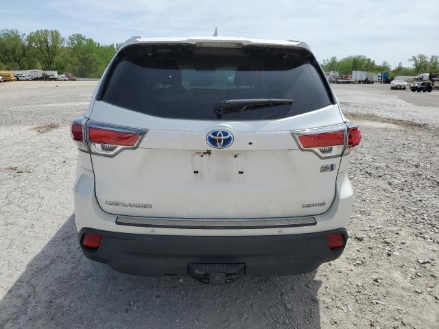 VIN 5TDDCRFH1FS009595 2015 Toyota Highlander, Hybri... no.6