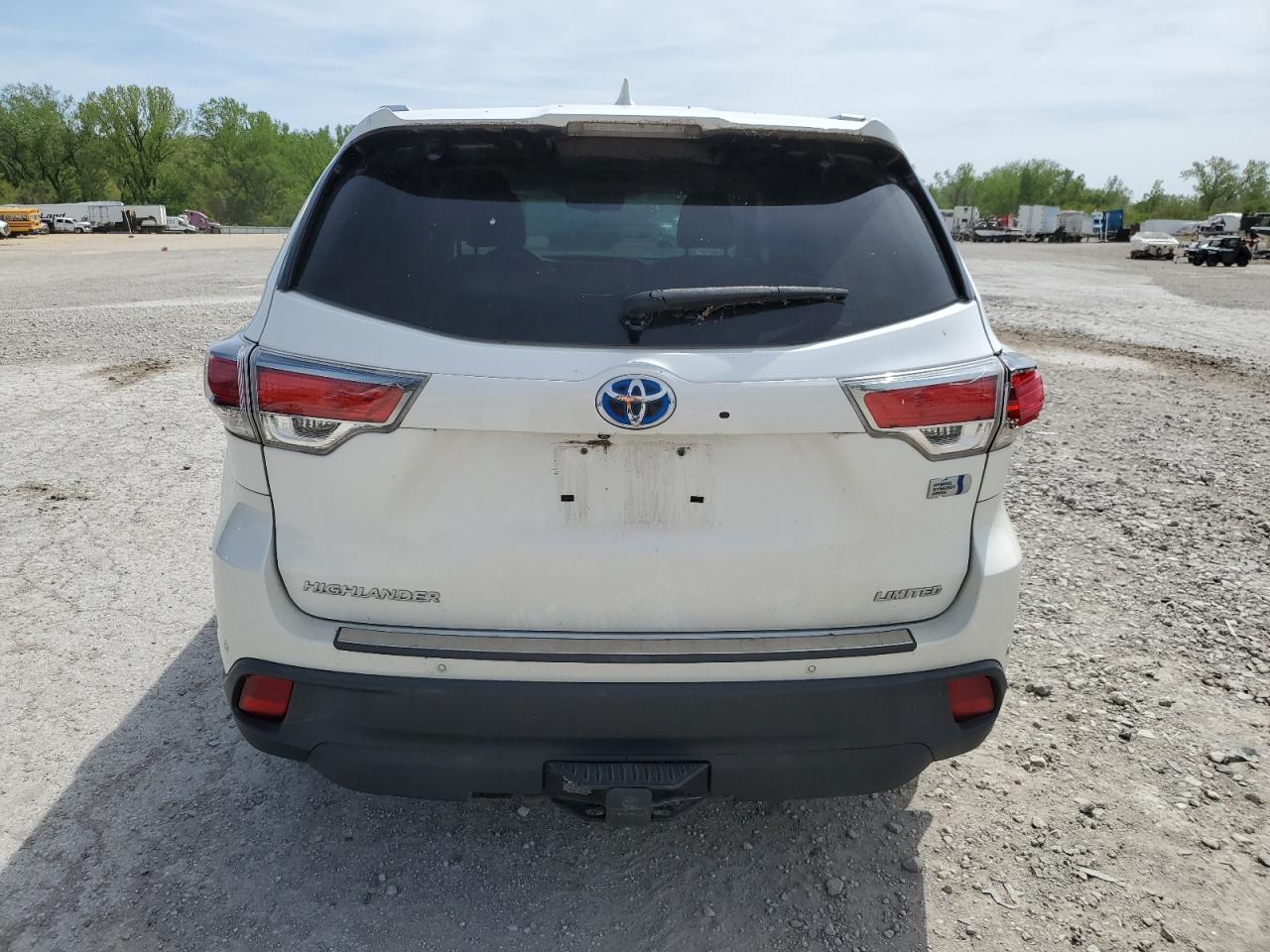 5TDDCRFH1FS009595 2015 Toyota Highlander Hybrid Limited