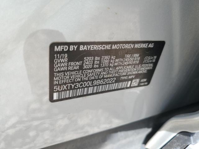  BMW X3 2020 Серебристый