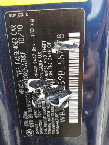 Lot #2508142399 2011 BMW 328 XI SUL salvage car