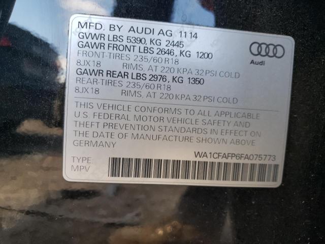 VIN WA1CFAFP6FA075773 2015 Audi Q5, Premium no.13