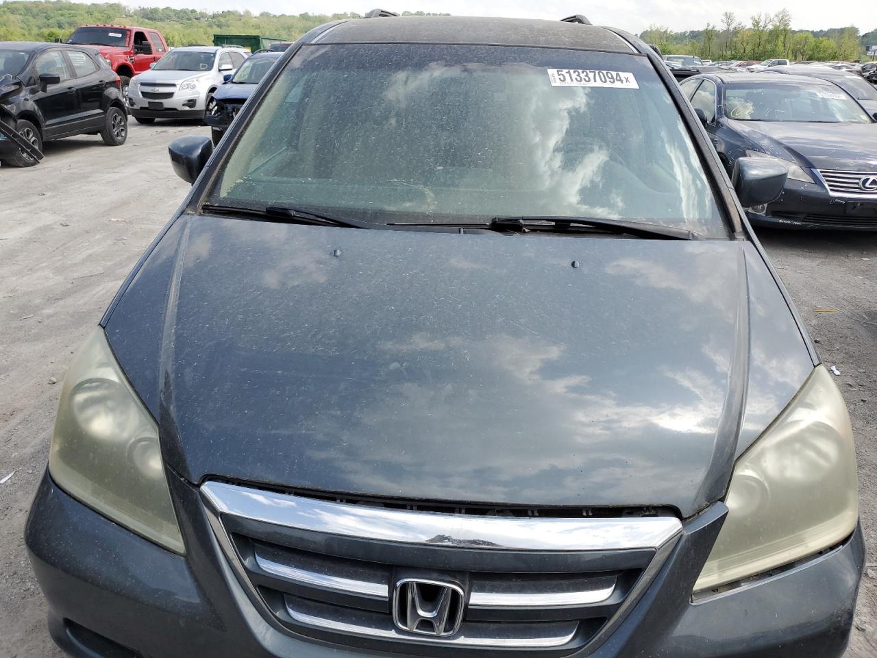 Lot #2574106631 2005 HONDA ODYSSEY EX