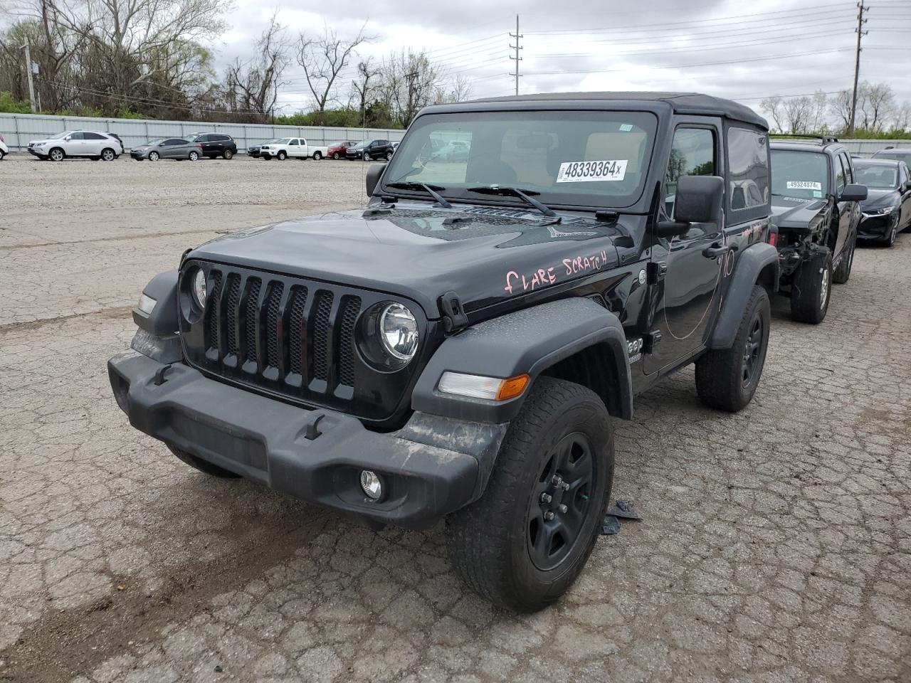 1C4GJXAG7KW626550 2019 Jeep Wrangler Sport